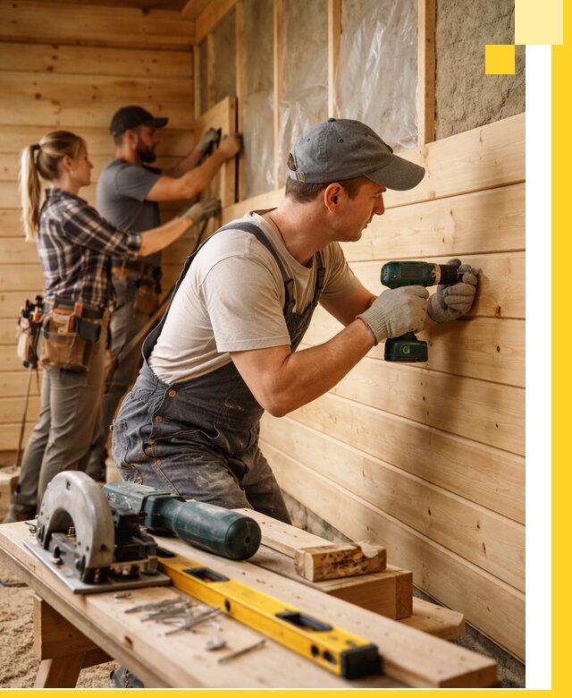 Обшивка бань под ключ в Тынде: отделка стен и потолков