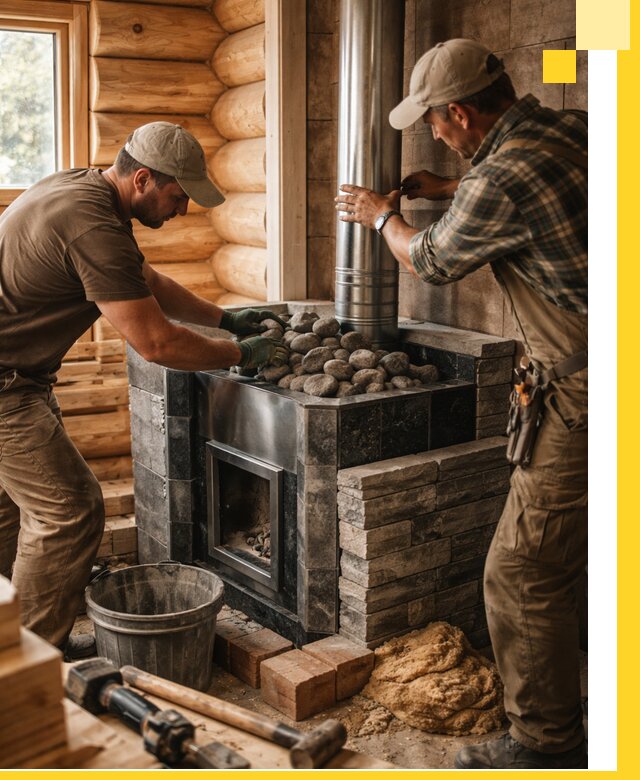 Строительство и отделка русских бань под ключ в Тынде