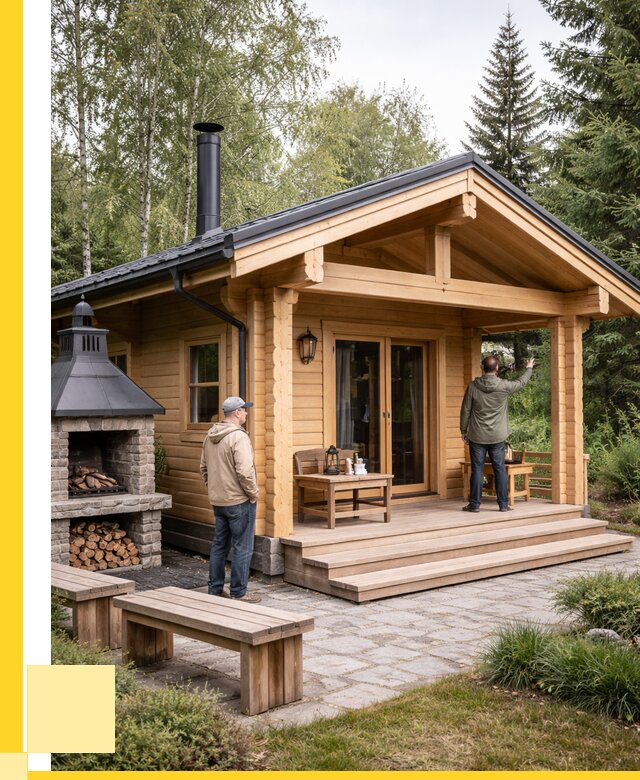 Деревянные бани под ключ в Тынде от 462465 р. | ЭриданТнд