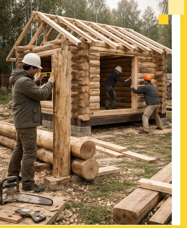 Строительство бань для дачи под ключ в Тынде с доставкой и монтажом