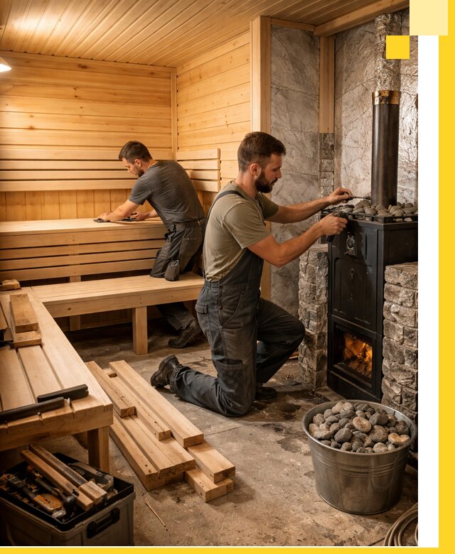 Дизайн и строительство интерьеров бань под ключ в Тынде