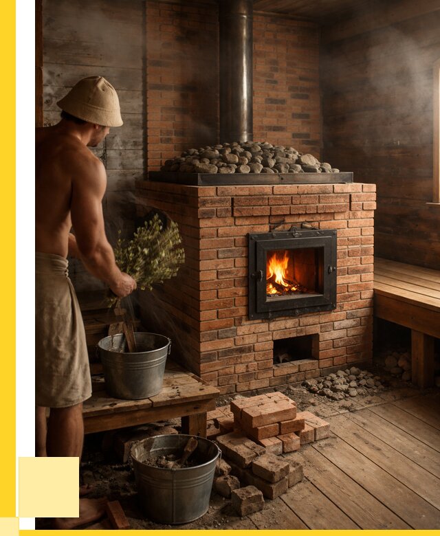 Кирпичные банные печи в Тынде от 92493 р. | ЭриданТнд