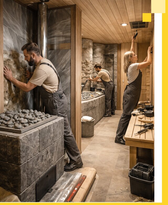 Строительство бань и SPA процедур в Тынде под ключ и отделкой