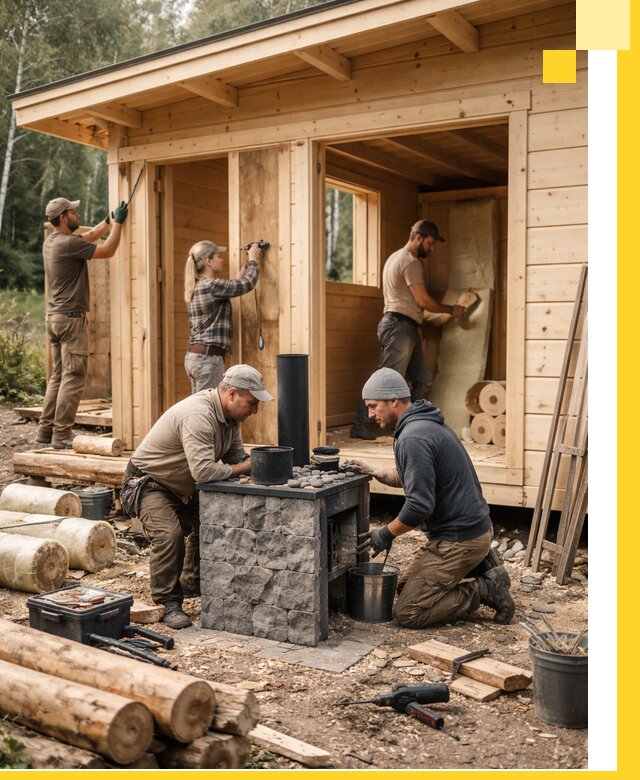 Купить баню под ключ в Тынде строительство монтаж отделка