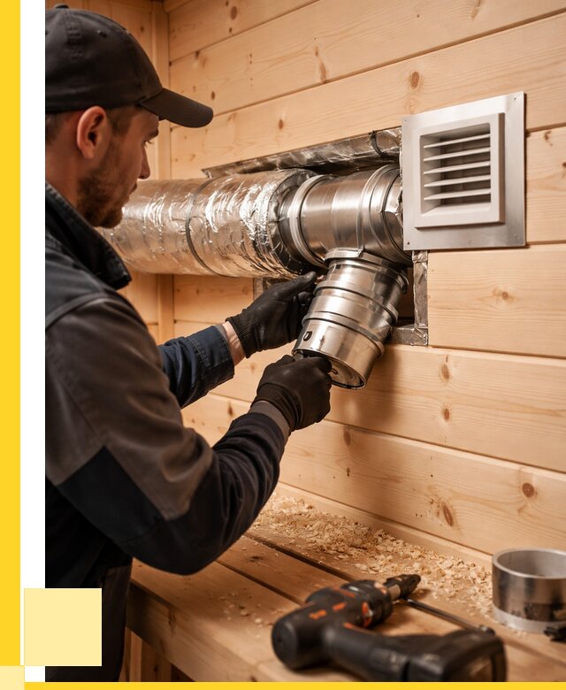 Монтаж вентиляции бани в Тынде от 12332 р. | ЭриданТнд