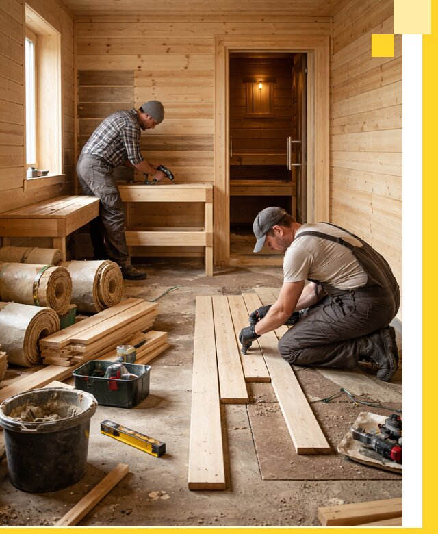 Индивидуальный проект бани с комнатой отдыха под ключ в Тынде