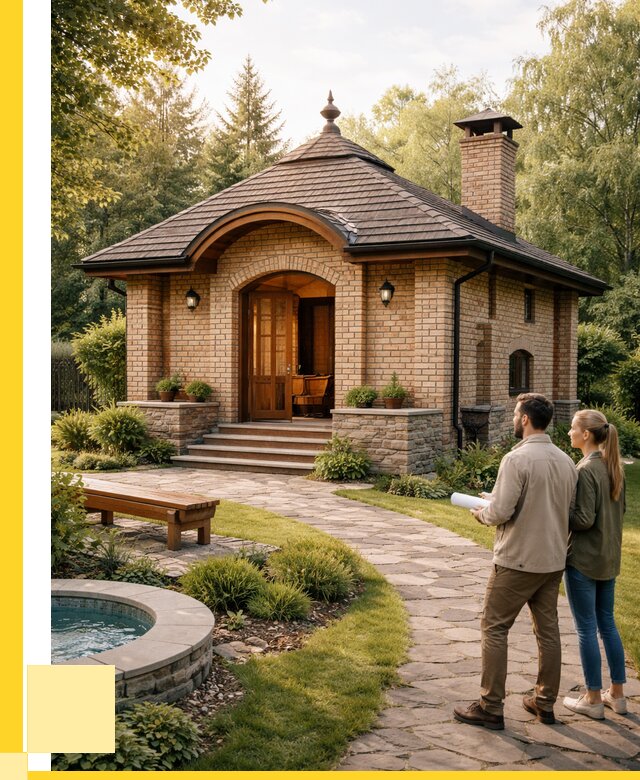 Проект кирпичной бани в Тынде от 30831 р. | ЭриданТнд