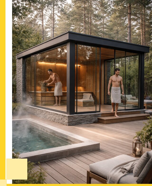 Стеклянные бани и двери в Тынде от 462465 р. | ЭриданТнд