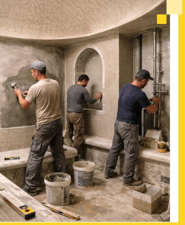 Профессиональный монтаж хамамов под ключ в Тынде с гарантией