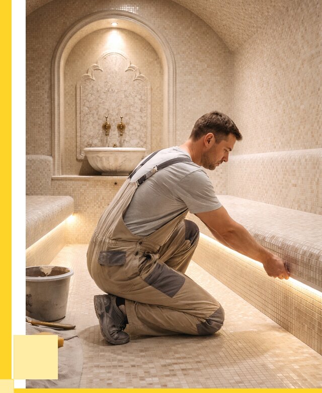 Отделка хамамов под ключ в Тынде от 5652 р. | ЭриданТнд