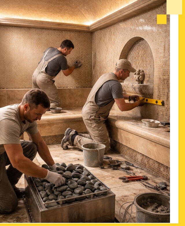 Проектирование и строительство хамама и сауны в Тынде