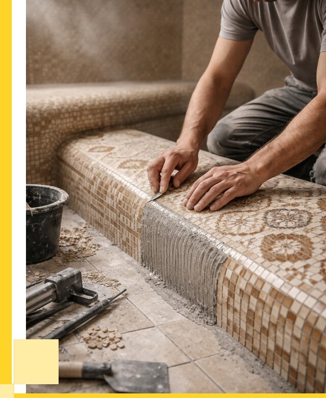 Плитка для хамама под ключ в Тынде от 3597 р. | ЭриданТнд