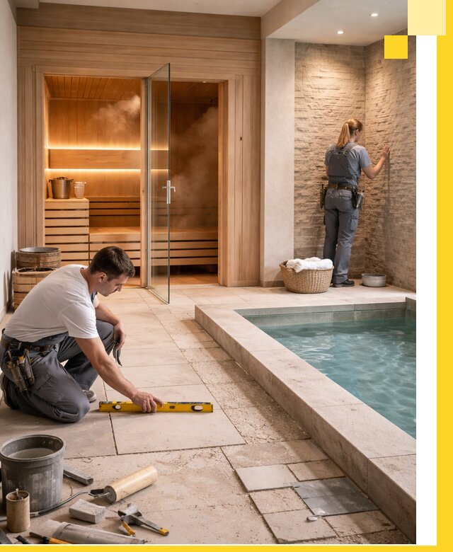 Комплексный дизайн и отделка интерьеров SPA под ключ в Тынде